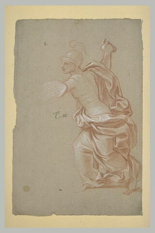 Femme drapée et casquée, image 2/2