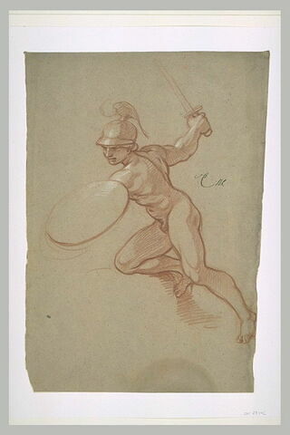 Figure nue, casquée et armée, image 2/2