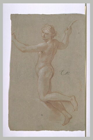 Femme nue, tournée vers la gauche