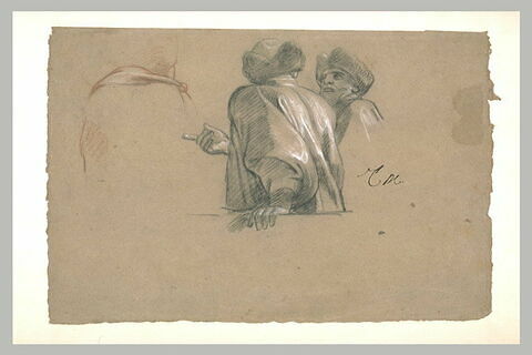 Deux hommes conversant, image 2/2