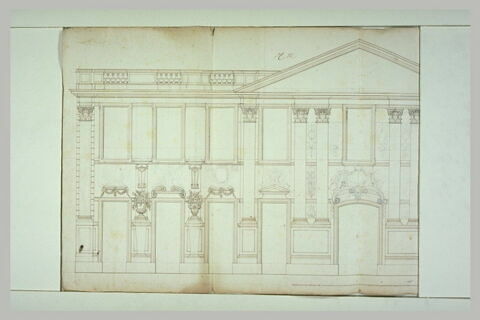 Projet pour la façade du château de Marly, image 2/4