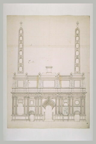 Projet pour l'arc de triomphe de la rue Saint-Antoine à Paris