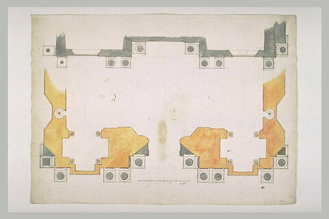 Plan d'une construction pour un jardin