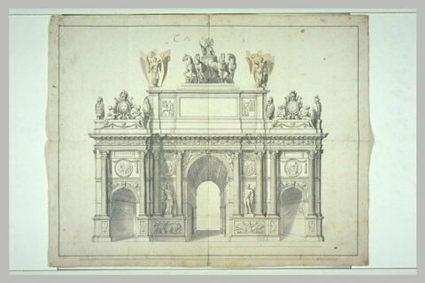 Projet pour l'arc de triomphe de la rue Saint-Antoine à Paris, image 2/2