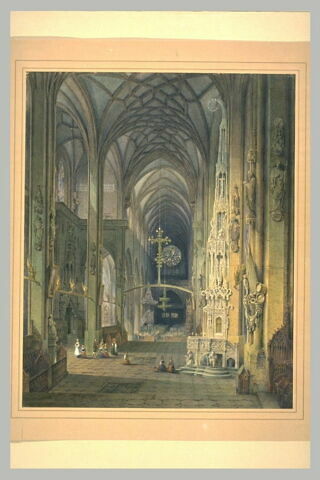 Intérieur de l'église saint Laurent à Nuremberg, image 2/2