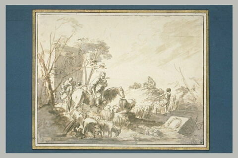 Pastorale avec ruines et animaux, image 4/5