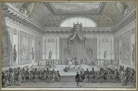 Assemblée des notables, présidée par Louis XVI en 1787