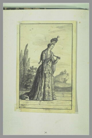 Elisabeth Daneret dite La Chanteuse dans le personnage de Babet la Chanteuse, image 2/2