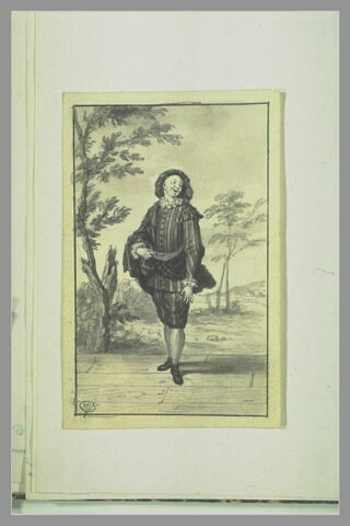 Ange Constantin dit Mezzetin dans le personnage de Mezzetin de la Comédie..., image 2/2