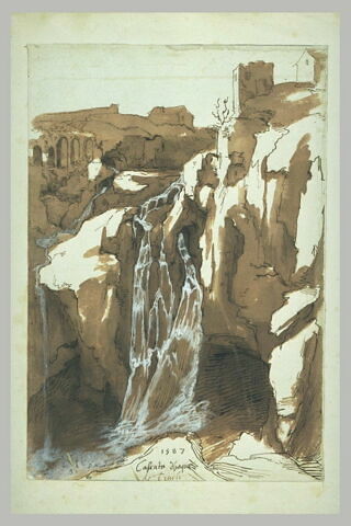 Vue de la cascade de Tivoli, image 2/2