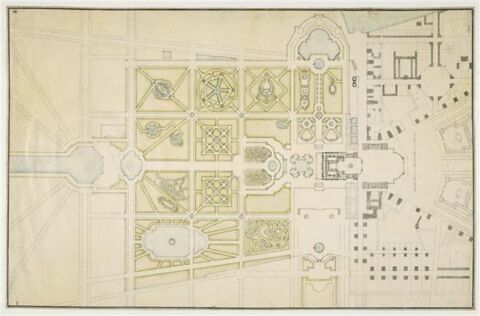 Plan général du château et du petit parc de Versailles