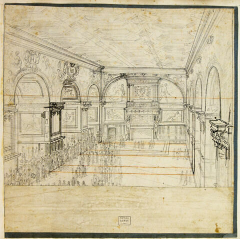 Hommage rendu au cardinal Chigi dans la salle de bal du château de Fontainebleau, image 3/3