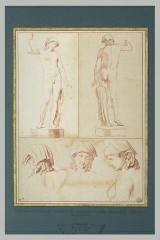 Etudes d'après la statue de l'Hermaphrodite, image 2/2