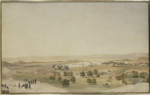 Vue générale de Tlemcen en janvier 1836