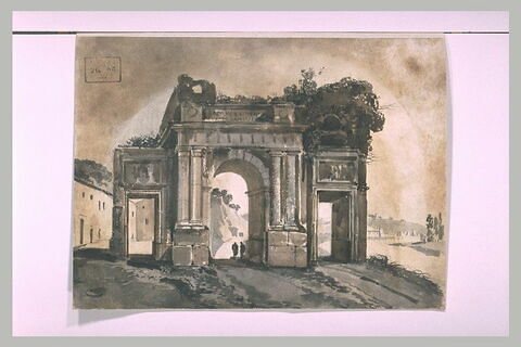 Un arc de triomphe antique