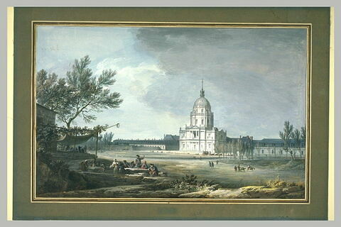 Façade et dôme des Invalides vus du boulevard, image 2/2