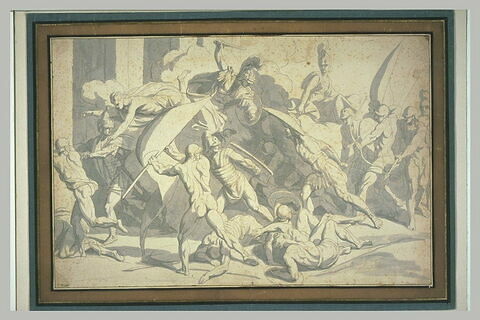 Combat de guerriers vêtus à l'antique, image 2/2