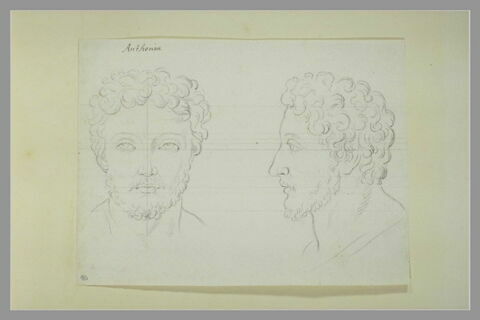 Deux têtes de Marc Aurèle, image 2/2