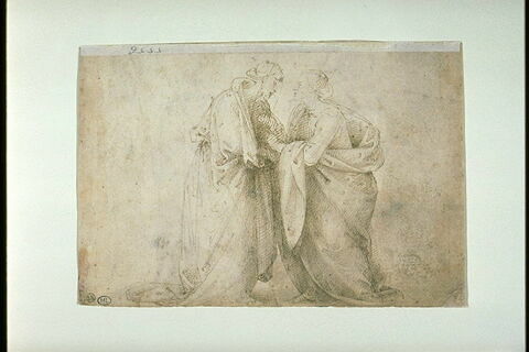 Etudes de Sainte Elisabeth et de la Vierge pour une Visitation, image 2/2