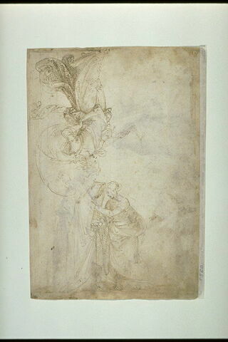 La Visitation et un ange jouant de la trompette, image 2/2