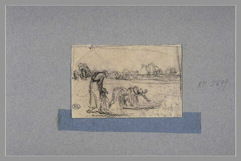 Croquis pour les 'Glaneuses', image 2/2