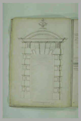 Etude d'architecture : porte monumentale