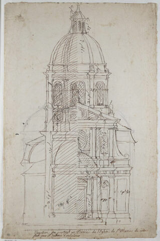 Elevation de l'église Sainte Marie