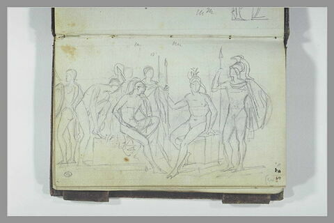 Groupe d'hommes nus, armés, image 2/3