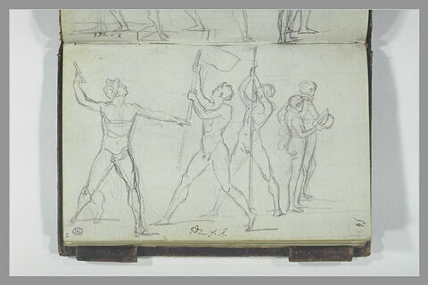 Etudes de figures d'hommes, image 2/2