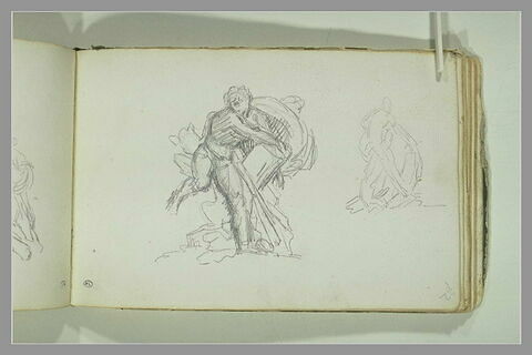 Deux études de Milon de Crotone, image 2/2