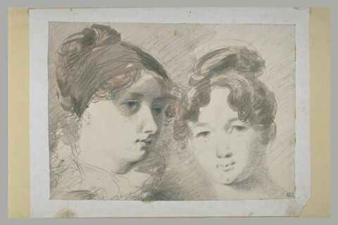 Deux têtes de femmes, image 2/2