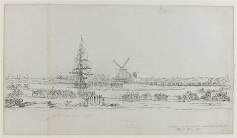 Attaque de la corvette anglaise 'La Jalouse' 19 mai 1807
