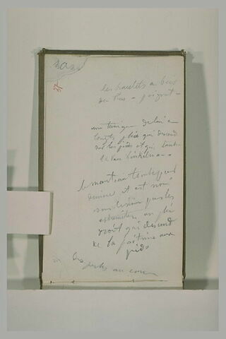 Notes manuscrites, image 1/1