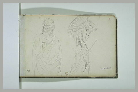 Etudes d'un vieillard arabe et d'un porteur de fagot