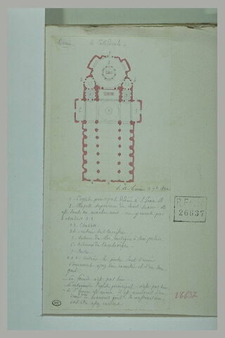 Cathédrale de Turin : plan