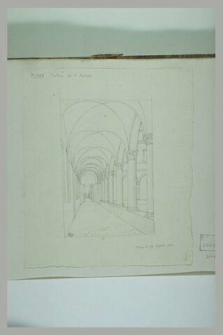 Rome : cloître de Saint-Alexis