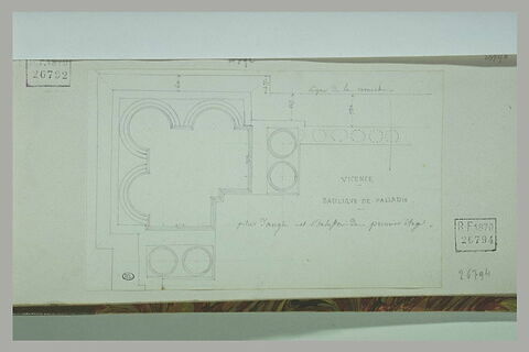 Vicence : basilique ; plan