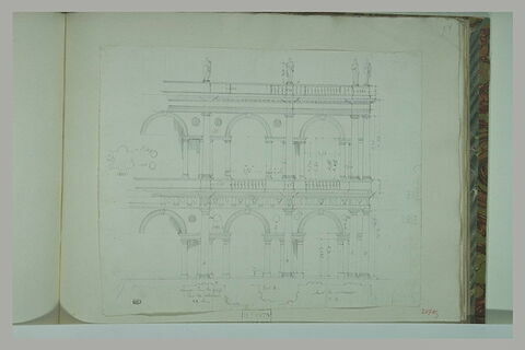 Vicence : basilique ; élévation de la façade