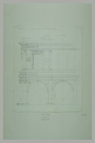 Brescia : façade de la loge de la municipalité