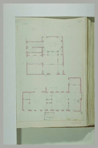 Lucques : plan d'un édifice