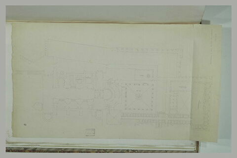 Plan du couvent et de l'église de St François à Assise