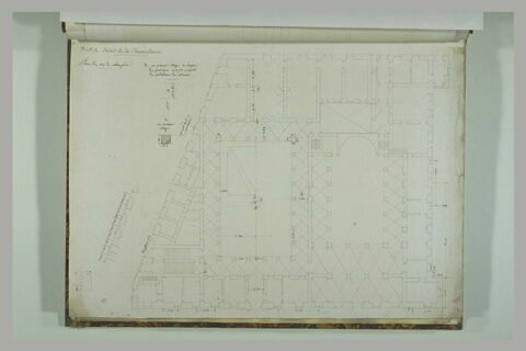 Plan du palais de la Chancellerie à Rome, image 2/2