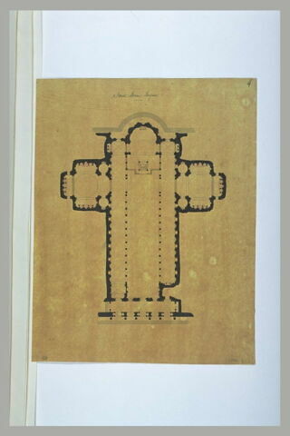 Rome : plan de l'église Sainte-Marie Majeure