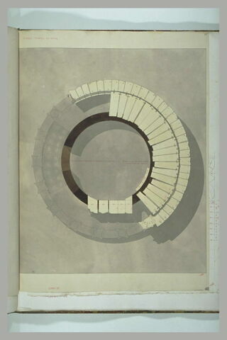 Tivoli : plan du Temple de Vesta