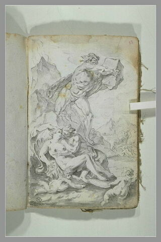 Polyphème surprenant Acis et Galatée, image 2/2