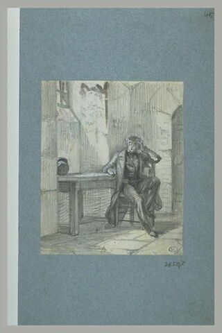 Vie de Chateaubriand : Chateaubriand en prison (?), image 2/2