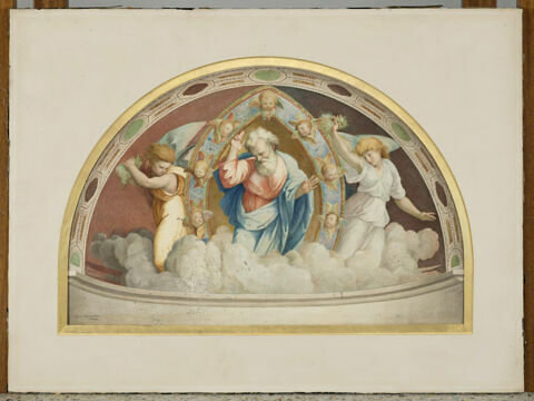 Copie de la fresque de la Magliana par Raphaël