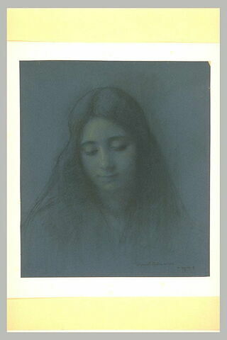 Portrait d'une femme au long cheveux, image 2/2