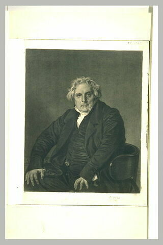 Portrait de Bertin l'Ainé, d'après Ingres