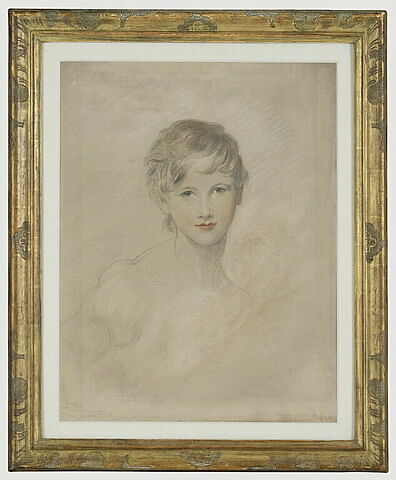 Portrait de jeune fille, en buste, de face, image 2/3